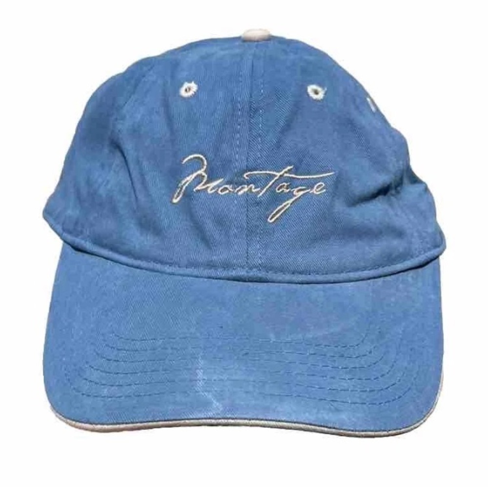 Montage Resort Laguna Beach Adjustable Strapback Cap Hat Golf Blue Adult Unisex
